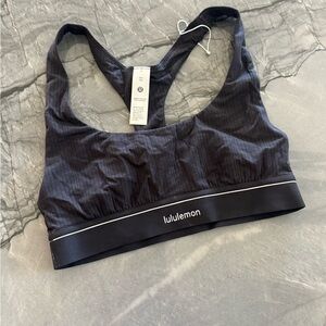 lululemon athletica Charcoal Sports Bra